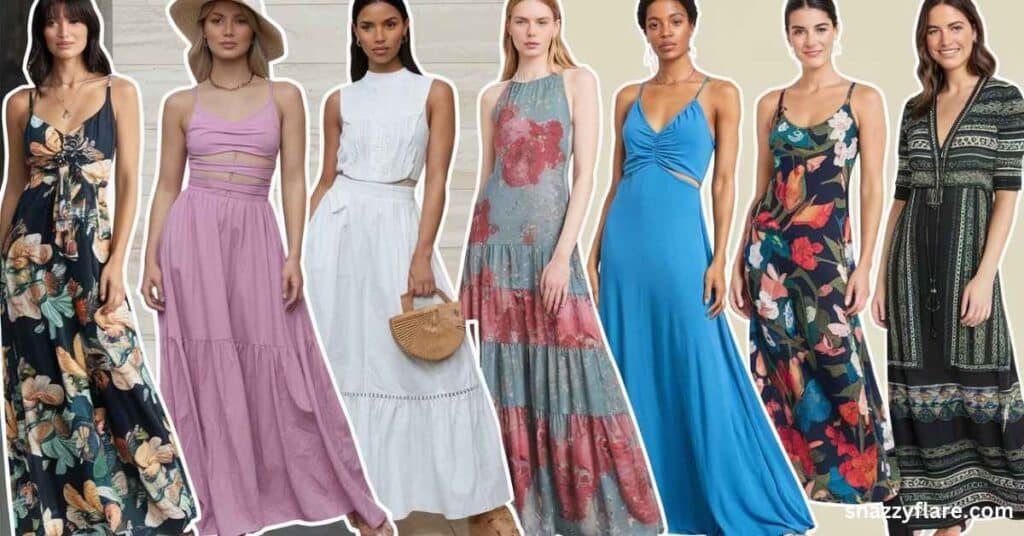 Discover a stunning collection of maxi dresses in various styles, perfect for every occasion and effortless elegance