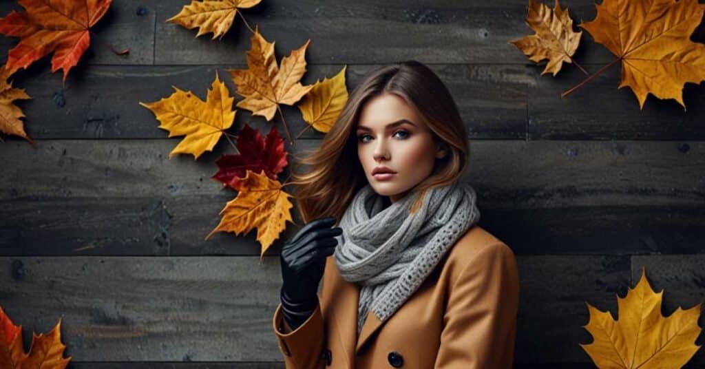 Cozy fall and winter outfits featuring layers, neutral tones, and warm accessories.