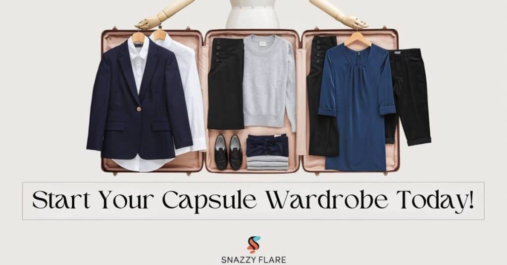 CTA graphic encouraging readers to start building their capsule wardrobe